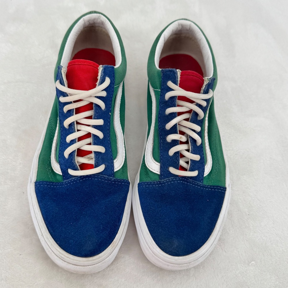 Vans Old Skool Sneakers Yacht Club Womens 6.5/Mens 5 Multi Colorblock Skate Shoe